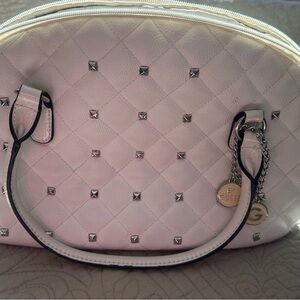 Guess Cream purse with Silver Accents